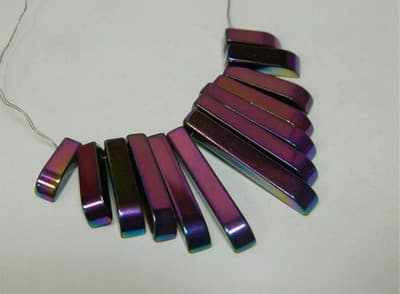 6MM Electroplate Transparent Glass Beads Strands Half Gold Plated, Faceted, - Thumbnail 2