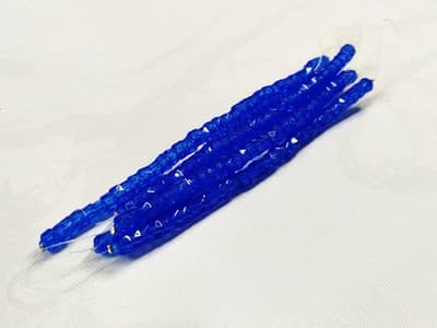 6MM Czech Fire Polished, Royal Blue, Bols Beads, Transparent, Luster - Thumbnail 2