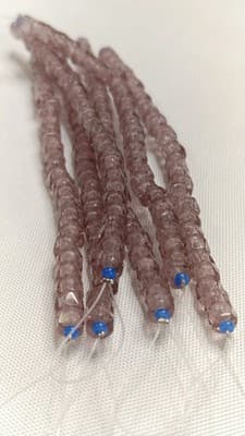 6MM Czech Fire Polished, Mauve, Bols Beads, Transparent, Luster Finish-Glass - Thumbnail 4