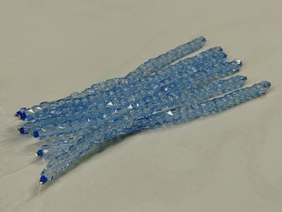 6MM Czech Fire Polished, Baby Blue, Bols Beads, Transparent, Luster - Thumbnail 3