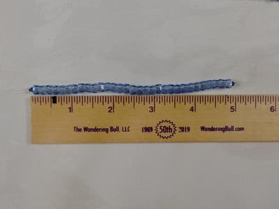 6MM Czech Fire Polished, Baby Blue, Bols Beads, Transparent, Luster - Thumbnail 4