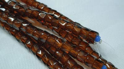 6MM Czech Fire Polished, Bronze, Bols Beads, Transparent, Luster Finish-Glass - Image 1