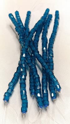 6MM Czech Fire Polished, Cerulean, Bols Beads, Transparent, Luster Finish-Glass - Thumbnail 3