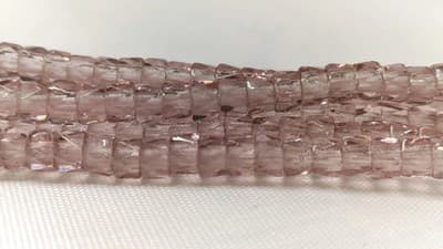 6MM Czech Fire Polished, Periwinkle, Bols Beads, Transparent, Luster - Image 1