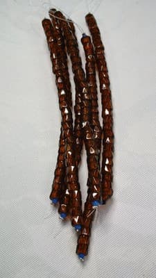 6MM Czech Fire Polished, Bronze, Bols Beads, Transparent, Luster Finish-Glass - Thumbnail 5