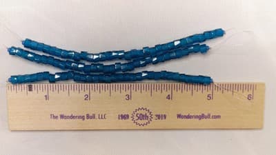 6MM Czech Fire Polished, Cerulean, Bols Beads, Transparent, Luster Finish-Glass - Thumbnail 5