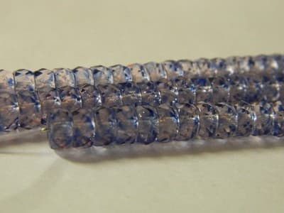 6MM Fire Polished Czech Glass Beads - Light Blue & Light Purple Mix Transparent - Thumbnail 5