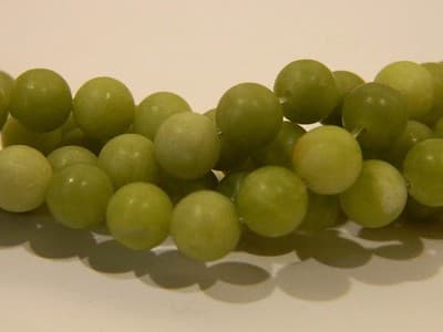 6MM Olive Green Taiwan Jade Beads - Light Green Round Frosted Taiwan Jade Round - Thumbnail 8