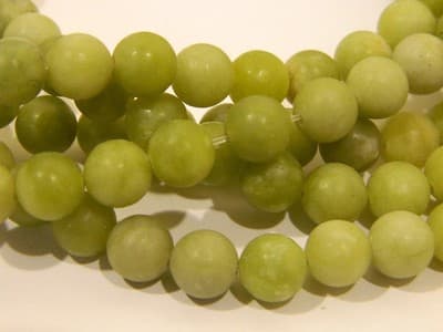 6MM Olive Green Taiwan Jade Beads - Light Green Round Frosted Taiwan Jade Round - Thumbnail 7