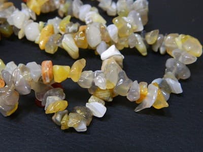 7~12MM Natural Multi-Colored Agate Chips Beads - Assorted Color Agate Chip - Thumbnail 5