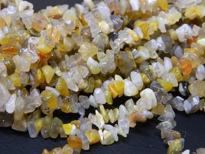 7~12MM Natural Multi-Colored Agate Chips Beads - Assorted Color Agate Chip - Image 1