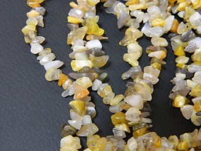 7~12MM Natural Multi-Colored Agate Chips Beads - Assorted Color Agate Chip - Thumbnail 6