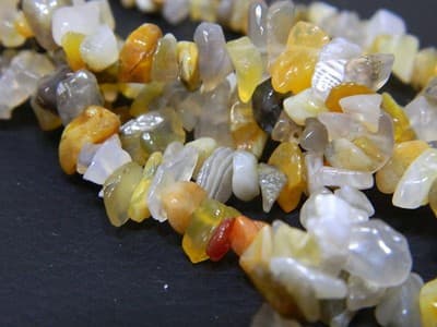 7~12MM Natural Multi-Colored Agate Chips Beads - Assorted Color Agate Chip - Thumbnail 8