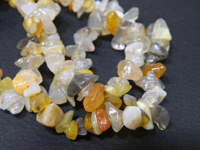 7~12MM Natural Multi-Colored Agate Chips Beads - Assorted Color Agate Chip - Thumbnail 9