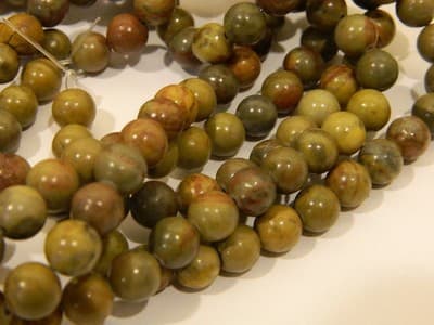 6MM Rainbow Stone Jasper Round Beads - Jewelry Making Jasper Rainbow Stone - Image 1