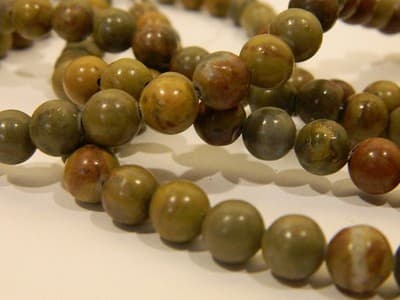 6MM Rainbow Stone Jasper Round Beads - Jewelry Making Jasper Rainbow Stone - Thumbnail 7