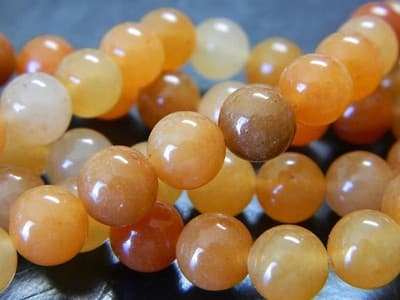 8MM Natural Red Aventurine Gemstone Round Beads - Aventurine Round Stone Beads - Thumbnail 2