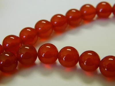 8MM Grade A Natural Carnelian Gemstone Round Beads -Carnelian Round Stone - Thumbnail 2