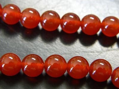 8MM Grade A Natural Carnelian Gemstone Round Beads -Carnelian Round Stone - Thumbnail 5