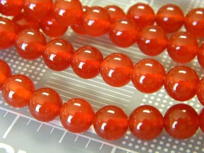8MM Grade A Natural Carnelian Gemstone Round Beads -Carnelian Round Stone - Thumbnail 7