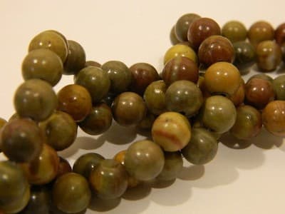 8MM Rainbow Stone Jasper Round Beads - Jewelry Making Jasper Rainbow Stone - Thumbnail 6