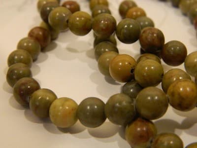 8MM Rainbow Stone Jasper Round Beads - Jewelry Making Jasper Rainbow Stone - Thumbnail 7