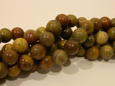 8MM Rainbow Stone Jasper Round Beads - Jewelry Making Jasper Rainbow Stone - Thumbnail 9