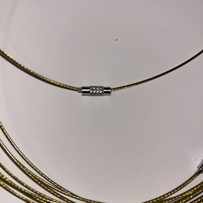 10 Gold 17 Inch Stainless Steele Screw Clasp Choker Lot (#C551) - Thumbnail 3