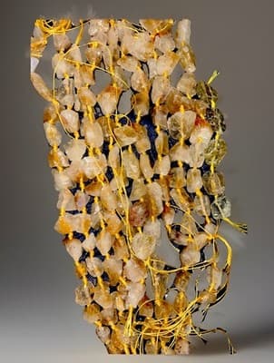 Strand Of Raw Citrine Rough Nugget Beads 20-40mm 14-18 Beads Per Strand - Thumbnail 2