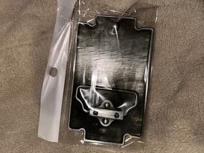 Judi’s Priest /Rock And Roll/ Razor Blade /Belt Buckle/British Steel/Silver - Thumbnail 3