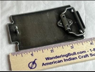 Judi’s Priest /Rock And Roll/ Razor Blade /Belt Buckle/British Steel/Silver - Thumbnail 7