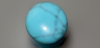 2x 40 mm Turquoise Caboch - Image 1