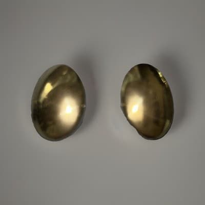 25mm Gold Cabochon /Quanity 2 - Image 1