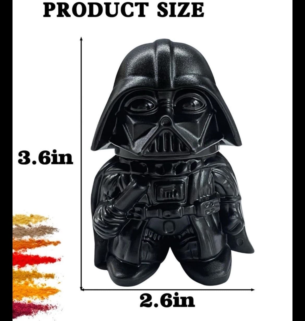 Darth Vader Herb Grinders 3 peice design/ Star wars - Image 1