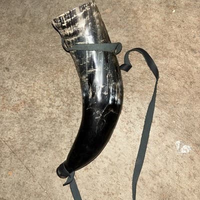 Real Bull Ox Horn /Sounding Horn/Viking Horn - Thumbnail 2