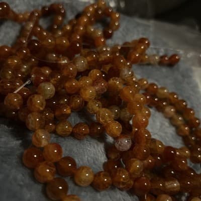 8mm Natural Citrin Beads - Thumbnail 5