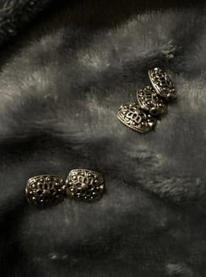 13 mm Antiqued Silver Flower50 Pcs Metal Spacer Bead - Thumbnail 2