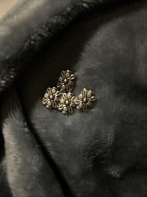 13 mm Antiqued Silver 50 Pcs Flower Metal Spacer Bead - Image 1