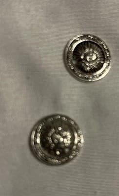 17 mm Antiqued Silver 50 Pcs Flower Metal Charm Bead- 50 Per Order - Thumbnail 2