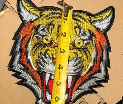 6 inch Tiger Embroidery Patch-Iron On - Thumbnail 2