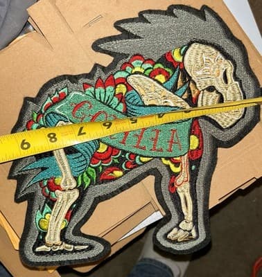 10 Inch Gorilla Embroidery Patch-Iron On - Thumbnail 2