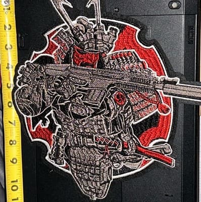 Transformer Ninja Warrior Embroidery Patch-Iron On - Thumbnail 2