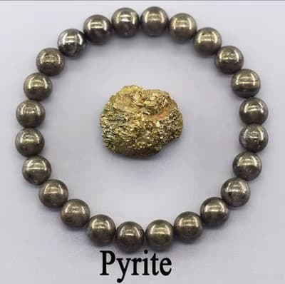 Original Energy Pyrite Beaded Bracelet - Image 1