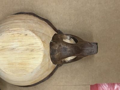 Hand-Carved Animal Head Kuksa Wooden Mug Set - Thumbnail 7