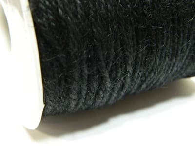 2MM Black Hemp Twine Cord Jewelry Making Stringing Material - Colored Black - Image 1