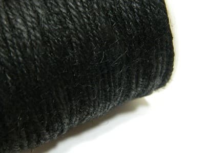 2MM Black Hemp Twine Cord Jewelry Making Stringing Material - Colored Black - Thumbnail 3