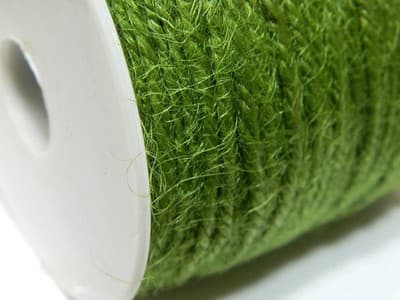 2MM Green Hemp Twine Cord Jewelry Making Stringing Material - Colored Green - Thumbnail 2