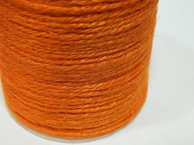 2MM Pumpkin Orange Hemp Twine Cord Jewelry Making Stringing Material Colored - Image 1