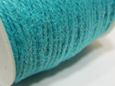 2MM Turquoise Blue Hemp Twine Cord Jewelry Making Stringing Material - Colored - Image 1