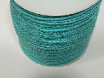 2MM Turquoise Blue Hemp Twine Cord Jewelry Making Stringing Material - Colored - Thumbnail 3